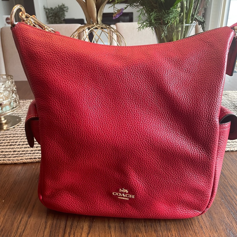 Coach handbag. Red. Beautiful!